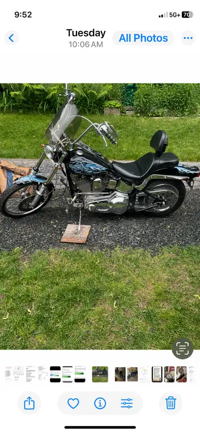 95 cc S&S Engine, 6 Speed Transmission, Custom paint.