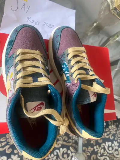 NIKE DUNK LOW COMMUNITY GARDEN DEADSTOCK PAIR US 9.5 $450, Voir plus