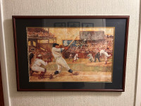 Baseball Memorabilia - Framed Baseball Art
