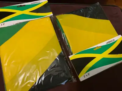 Jamaica Flag — 3’ x 5’ —  $25 each — Country Flags , View more