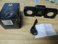 1 New MOLSON M PromoPORTABLE SPEAKERS ~ HAUT-PARLEURS PORTATIF B