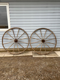 Antique Wagon Wheels