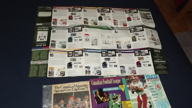 8 VARIOUS VINTAGE CFL GUIDES & PROGRAMS BUNDLE DEAL1972-2012 in Arts & Collectibles in City of Toronto - Image 3