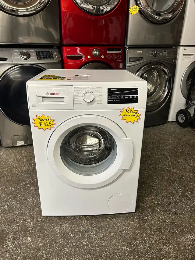 BOSCH 24” apartment size WASHER -TAS APPLIANCES. in Washers & Dryers in Kitchener / Waterloo - Image 2