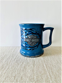 HARLEY DAVIDSON COFFEE MUG 2009 BLUE USED