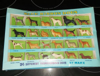 Marx rare blue ribbon dogs set.