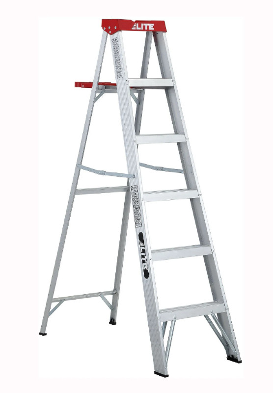 6FT, 8FT, 17FT Fiberglass & Aluminum Used Ladders for Sale in Ladders & Scaffolding in Winnipeg - Image 2