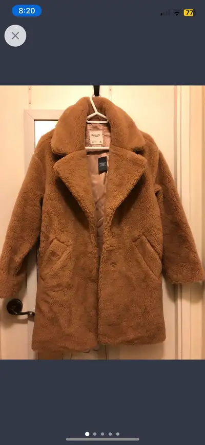 Abercrombie Fur/Teddy long coat, View more