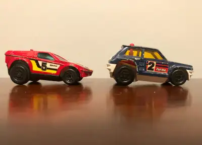 2 Majorette Motor Rally Cars ~ 1 BMW Turbo & 1 Renault Turbo, View more