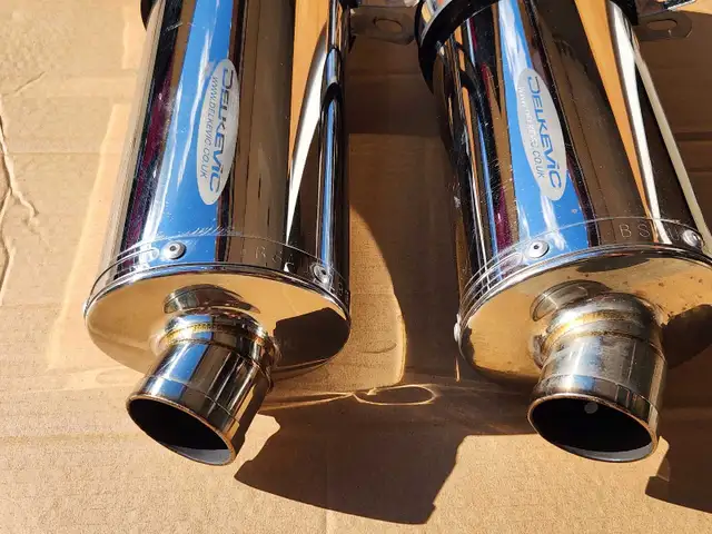 Delkevic Exhaust pipes.  in Motorcycle Parts & Accessories in Hamilton - Image 11