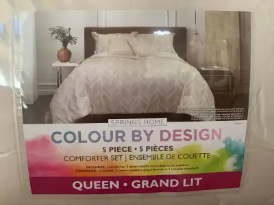 COLOUR BY DESIGN 5 PIECES COMFORTER SET , View more