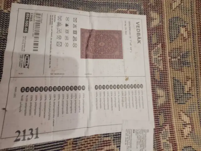 Ikea Vedbak Area Rug  in Rugs, Carpets & Runners in Ottawa - Image 4