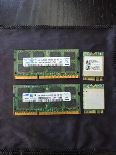 Computer/Laptop Parts for Sale (DDR3 RAM, Realtek WiFi cards), View more