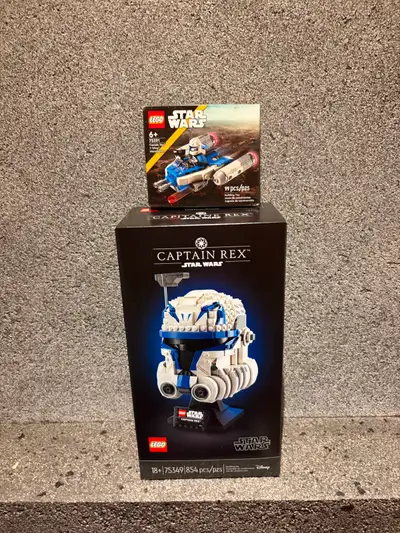 LEGO Star Wars Captain Rex Helmet & Y-Wing Microfighter, View more
