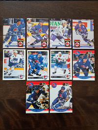 Cartes de hockey Nordiques de Québec ''ailiers gauches''