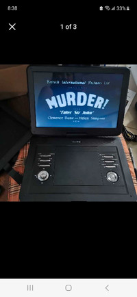 new 17.9 inch dvd player, with USB port, SD card slot