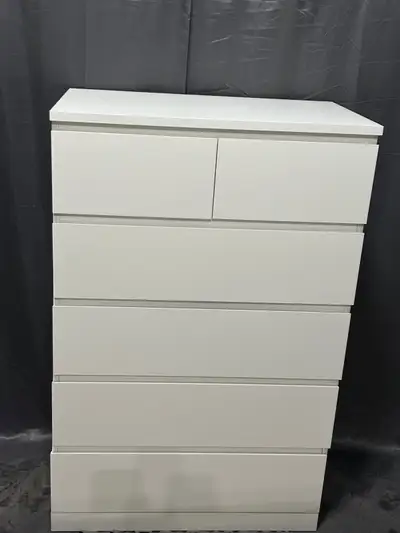 IKEA MALM Tall white dresser, View more