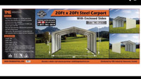 20Ft x 20Ft Steel Carport, this cost me $4,499.00 CAD  
