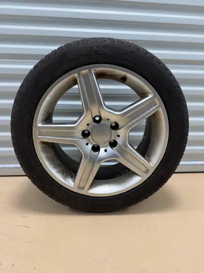 4 Mercedes rims with Tires Also fit Audi (A4, A5, A6, Q5) BMW G-series 2017–2019 г Mini Cooper: (F55...