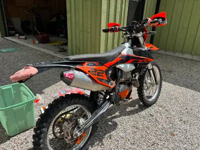 2018 ktm exc f 350 many upgrades new rear tire and bearings Tacomoto ECU runs great blue plated 82 h...