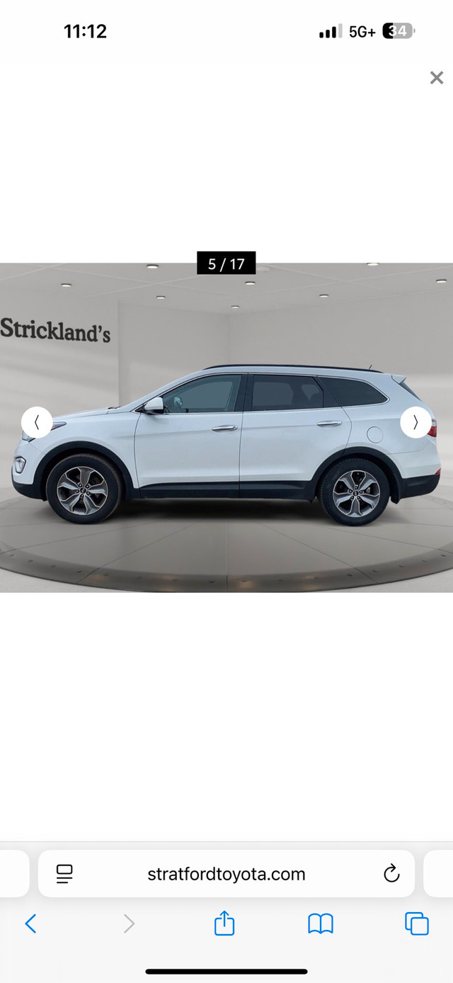 2016 Hyundai Santa FeXL in Cars & Trucks in Stratford - Image 3