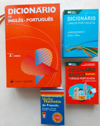 PORTUGUESE - ENGLISH PORTUGUESE - FRENCH & REG. DICTIONARY - NEW