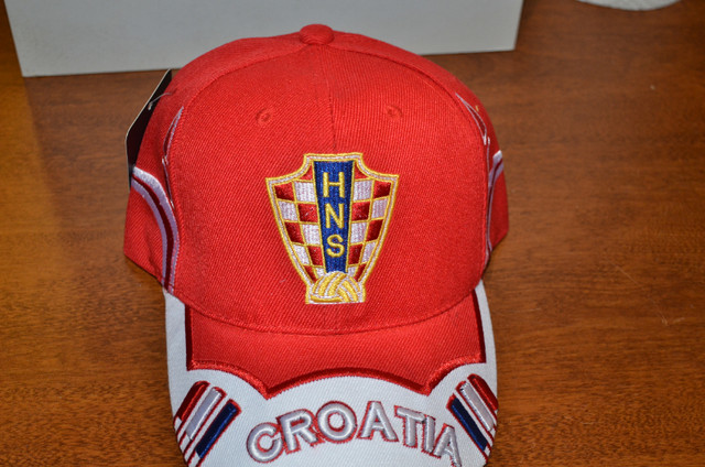 NEW EMBROIDERED COUNTRY BALL CAPS CROATIA CANADA BELGIUM in Fishing, Camping & Outdoors in Mississauga / Peel Region