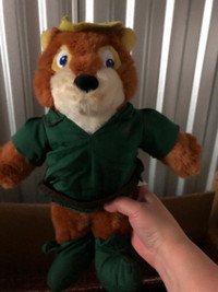 Vintage Classic Character Disney Robin Hood Stuffed Animal