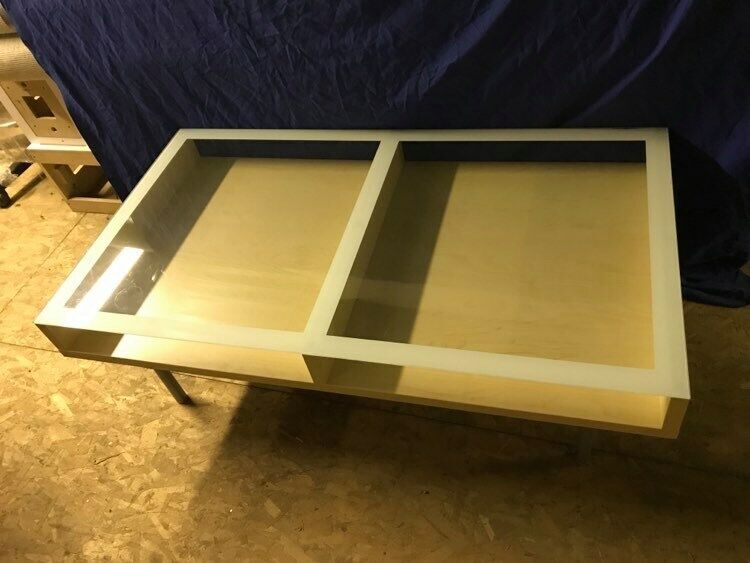 IKEA 10149 Magiker Glass Top Coffee Table 53x291/2x18 height Coffee