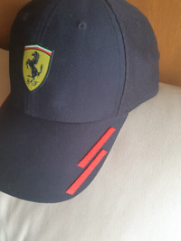 Ferrari Cap Hat ,Black Sweater,  Leather Belt  Made  Italy  Rare