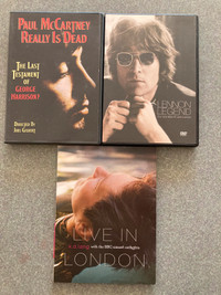 Music DVDs EUC John Lennon Paul McCartney The Beatles KD Lang 