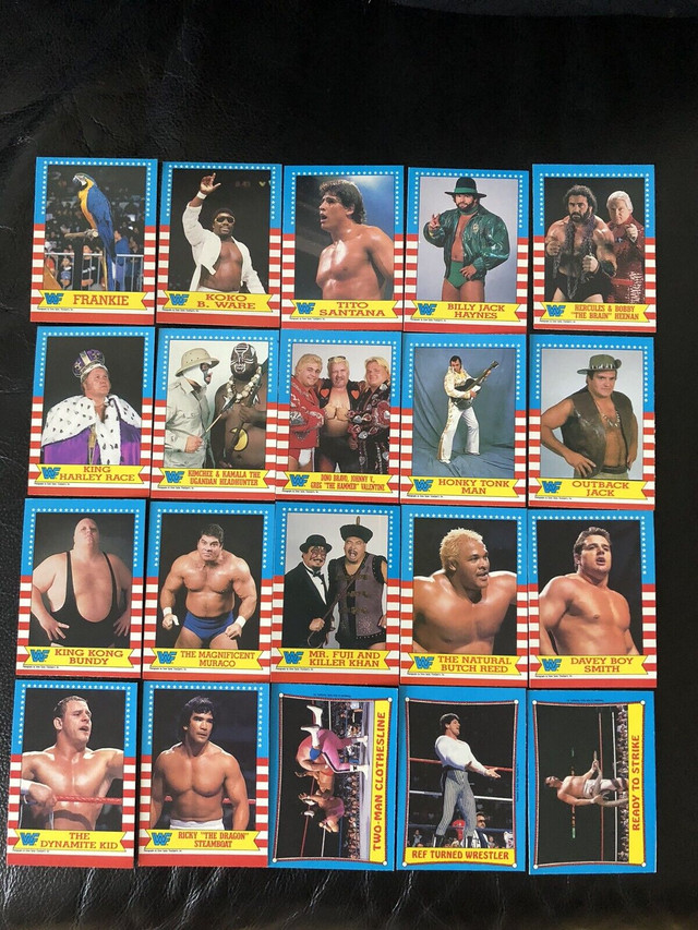 1987 OPC WWF Wrestling Sports Cards Set 1-75  in Arts & Collectibles in City of Toronto - Image 2