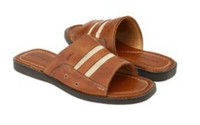 Mens leather slide, size 9