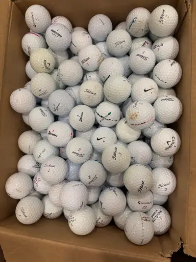 Box of 200 Golf Balls (Titleist/Taylormade/Callaway/Others), View more