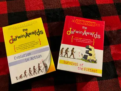 Darwin Award Books $5each, View more