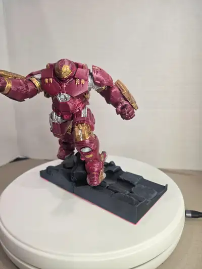 Mini Hulk Buster 21-26 3D Printed Figurine, View more