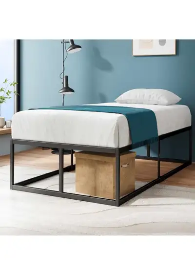 Metal Twin/SINGLE Bedframe. excellent condition , View more