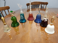 Vintage Avon Perfume Glass Bell Bottles