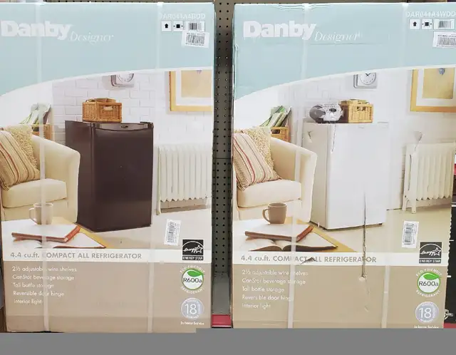 Danby 4.4 cu. ft. Compact Fridge in White, Black, or Stainless in Refrigerators in Bedford - Image 4