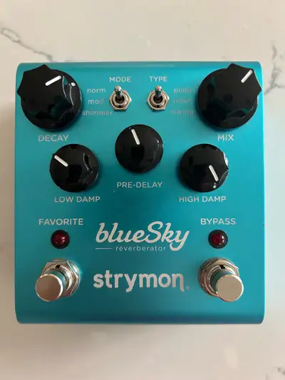 Strymon Blue Sky Reverb pedal, View more