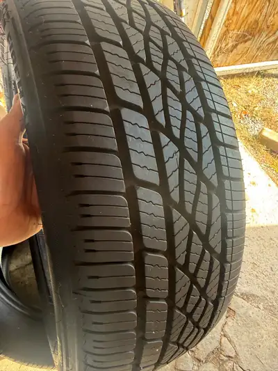 Set of four unmounted tires 205/50R17 Firestone rated for winter they are an act like condition no p...