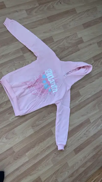 pink Sp5der hoodie, View more