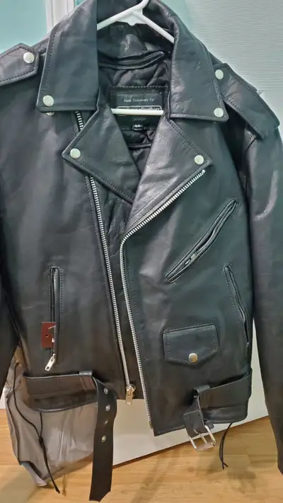 Leather Motorcycle Jacket, View more