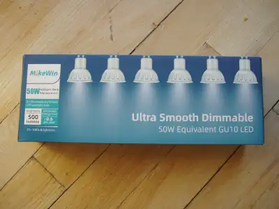 GU 10 Led six pack, View more