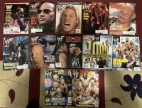 Wrestling Magazine lot (various years) - 12 total