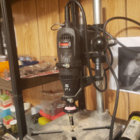 CRAFTSMAN ROTARY CORDED DRILL WITH PRESS