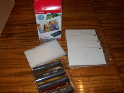 Canon KP-108IP Colour ink Cartridges 2 & Post Cards 4 pack 4x6, View more