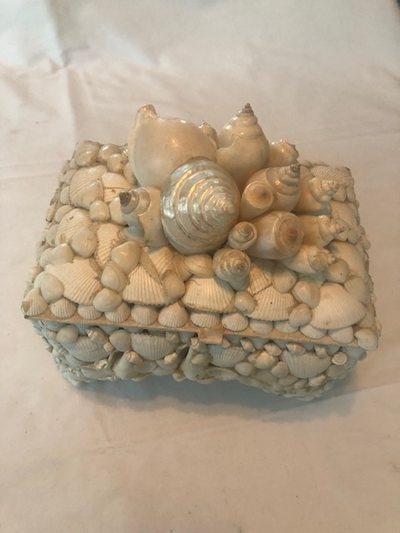 WHITE SEASHELL JEWELRY BOX, View more
