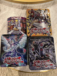 4 YU-GI-OH EMPTY TINS