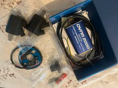 BRAND NEW DYNA 2000 WITH THE TWO 5 OHM IGNITION COIL, OPEN BOX, NEVER USED, INSTALLED BEFORE! SUITAB...